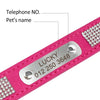 Personalized Dog Collar Leather Dog Puppy Collars With Customized Name Tag Adjustable Cat Collar For Small Medium Dogs Cats - Super-Petmart