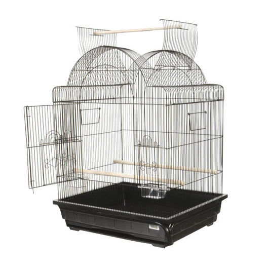 1 count AE Cage Company Victorian open Top Bird Cage