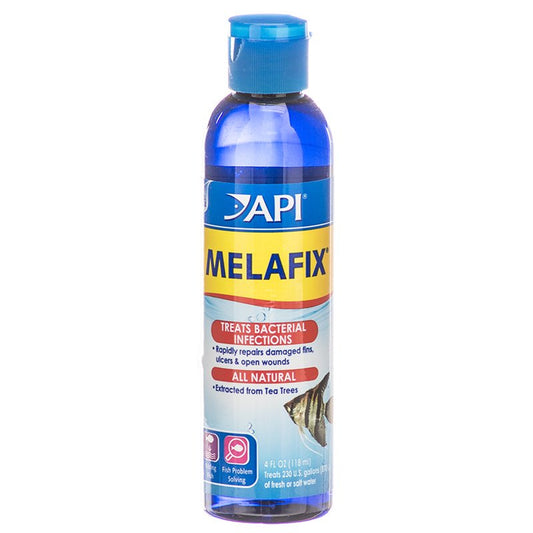 24 oz (6 x 4 oz) API MelaFix Treats Bacterial Infections for Freshwater and Saltwater Aquarium Fish