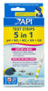 75 count (3 x 25 ct) API 5 in 1 Aquarium Test Strips for Freshwater and Saltwater Aquariums