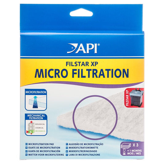 18 count (6 x 3 ct) API Filstar XP Micro Filtration Pads