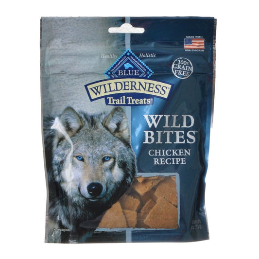 16 oz (4 x 4 oz) Blue Buffalo Wilderness Wild Bites Chicken Recipe