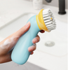 New Hand-held Pet Bath Brush Bath Brush Cleaning Pet Shower Hair Grooming Cmob Dog Cleaning Tool Pet Supplies - Super-Petmart