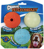 9 count (3 x 3 ct) Chuckit Fetch Medley Balls Dog Toy Medium