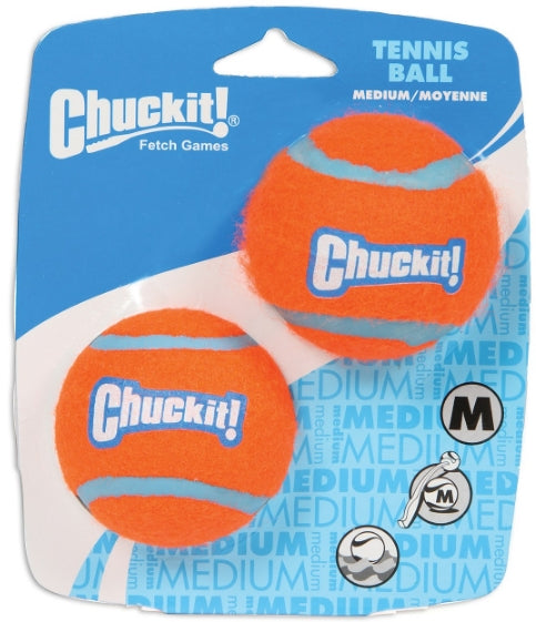 Medium - 36 count (18 x 2 ct) Chuckit Tennis Balls for Dogs