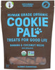 90 oz (9 x 10 oz) Cookie Pal Organic Dog Biscuits with Banana and Coconut