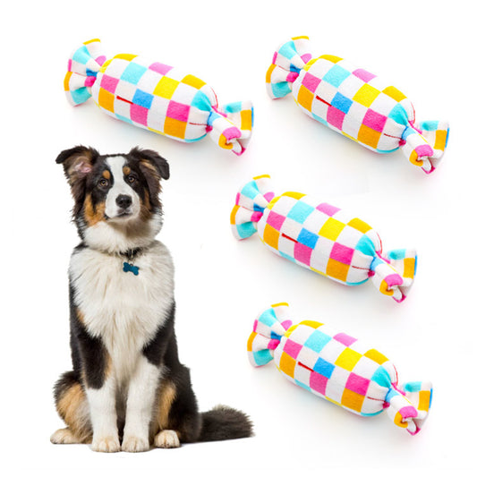 Pet Dog Toy BB Call Sweet Candy Square Puzzle - Super-Petmart