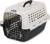 Small - 2 count Petmate Compass Kennel Metallic White and Black