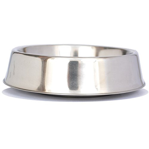 Iconic Pet 92195 Anti Ant Stainless Steel Non Skid Pet Bowl for Dog or - Super-Petmart