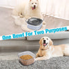 70oz Dog Water Bowl Large Capacity Spill Proof Dog Bowl Transparent 2L Visible Water Level Slow Drinking Bowl For Dogs And Cats Pet Products - Super-Petmart