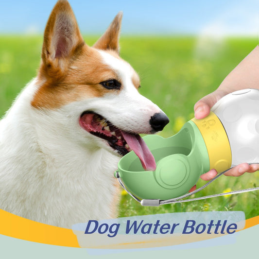 Dog Water Bottle Portable Travel Pet Drinker Leak Proof Dog Bowl Food Cat Fountain Outdoor Walking Drinking Bottle Dogs Feeder - Super-Petmart