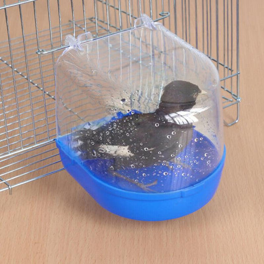 Cage for Calopsita Parrot Bird Bathtub Bathing Supplies Plastic Pet Supplies Birds Bath Shower Outdoor Birdcage Accessories