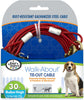 30' long - 3 count Four Paws Walk About Tie Out Cable Medium Weight for Dogs