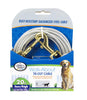 20' long - 3 count Four Paws Pet Select Walk-About Tie-Out Cable Heavy Weight for Dogs up to 100 lbs