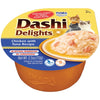 7.5 oz (3 x 2.5 oz) Inaba Dashi Delights Chicken with Tuna Flavored Bits in Broth Cat Food Topping