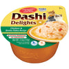 7.5 oz (3 x 2.5 oz) Inaba Dashi Delights Chicken & Bonito Flakes Flavored Bits in Broth Cat Food Topping