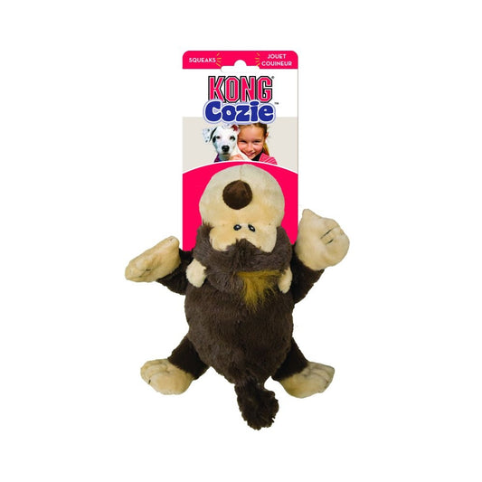 9 count KONG Cozie Spunky the Monkey Dog Toy Medium