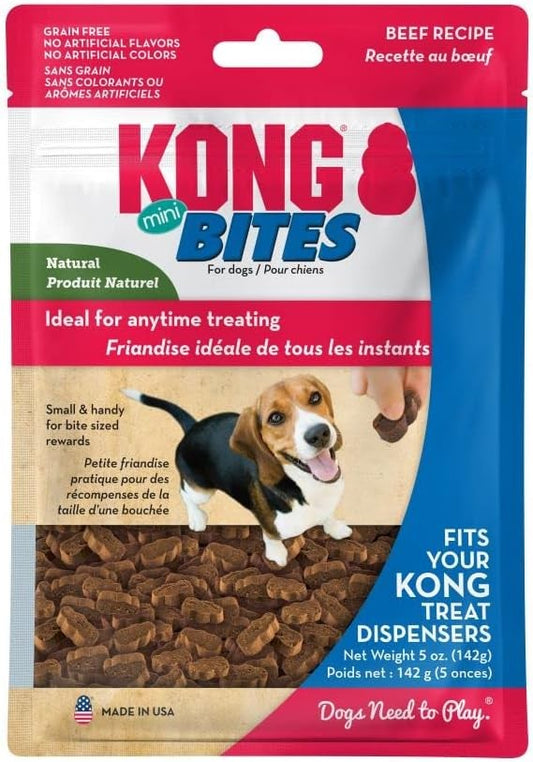 2 count KONG Bites Mini Beef Flavor Treats for Dogs