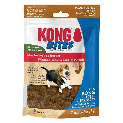 10 oz (2 x 5 oz) KONG Bites Peanut Butter Flavor Treats for Dogs