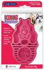 Large - 3 count KONG Zoom Groom Brush for Dogs Raspberry