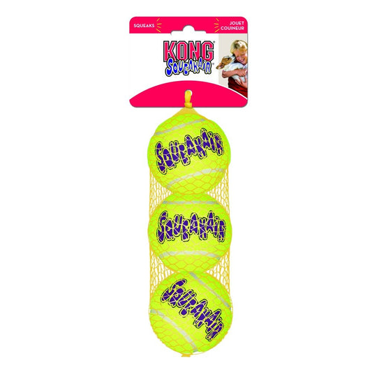 9 count KONG Air Dog Squeaker Tennis Balls Small Dog Toy