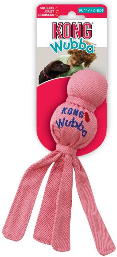 9 count KONG Wubba with Squeaker Puppy Toy