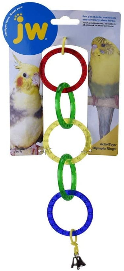 12 count JW Pet Insight Olympic Rings Bird Toy