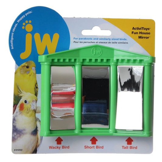 6 count (6 x 1 ct) JW Pet Insight Fun House Mirror Bird Toy