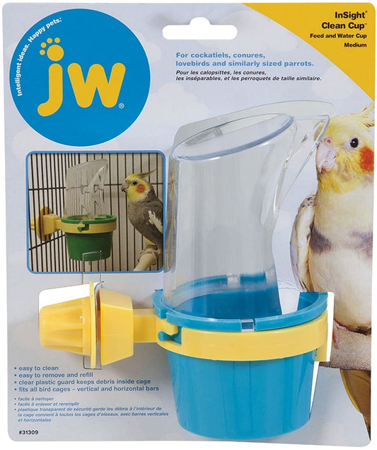 Medium - 8 count JW Pet Insight Clean Cup for Birds