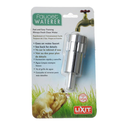 5 count Lixit Faucet Waterer Goes On Water Faucet for Fresh Clean Water for Dogs