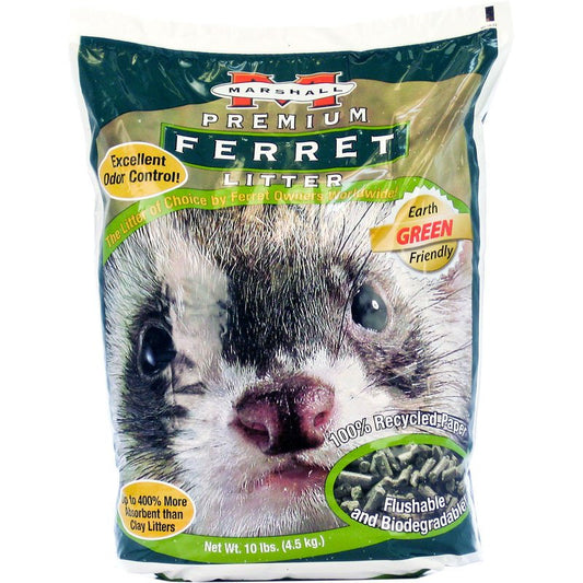 20 lb (2 x 10 lb) Marshall Premium Ferret Litter