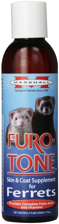 54 oz (9 x 6 oz) Marshall Furo Tone Skin and Coat Supplement for Ferrets