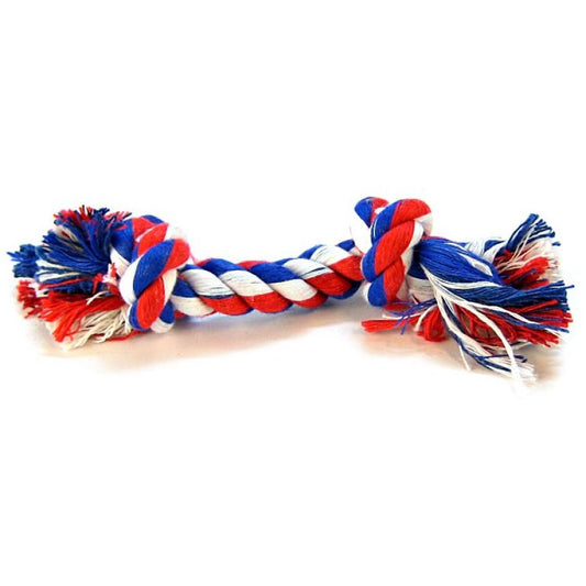 Mini - 12 count Mammoth Pet Flossy Chews Colored Rope Bone