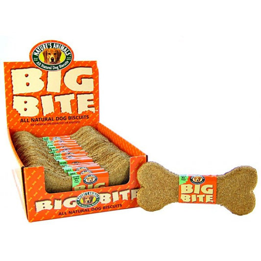 48 count (2 x 24 ct) Natures Animals Big Bite Dog Biscuits Lamb