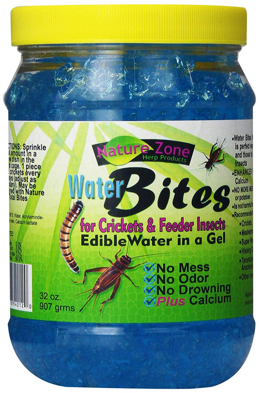 192 oz (6 x 32 oz) Nature Zone Water Bites for Crickets and Feeder Insects