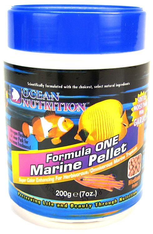 35 oz (5 x 7 oz) Ocean Nutrition Formula ONE Marine Pellets Medium