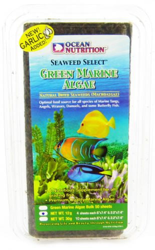 144 gram (12 x 12 gm) Ocean Nutrition Seaweed Select Green Marine Algae