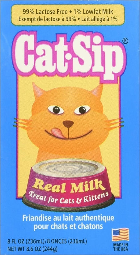 96 oz (12 x 8 oz) PetAg CatSip Real Milk Treat for Cats and Kittens