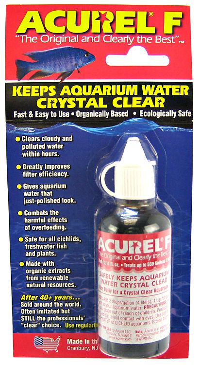 250 mL (5 x 50 mL) Acurel F Keeps Aquarium Water Crystal Clear