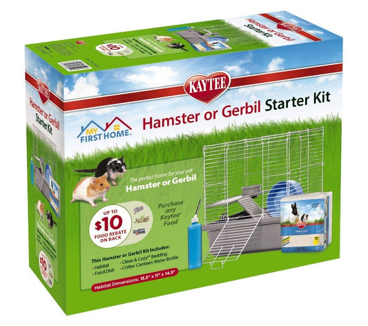 1 count Kaytee My First Home Hamster and Gerbil Starter Kit