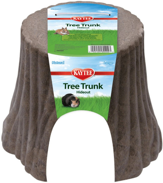 Large - 3 count Kaytee Tree Trunk Hideout for Hamsters, Gerbils, Mice and Small Animals
