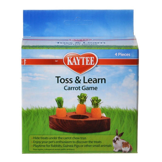 12 count Kaytee Toss and Learn Carrot Game