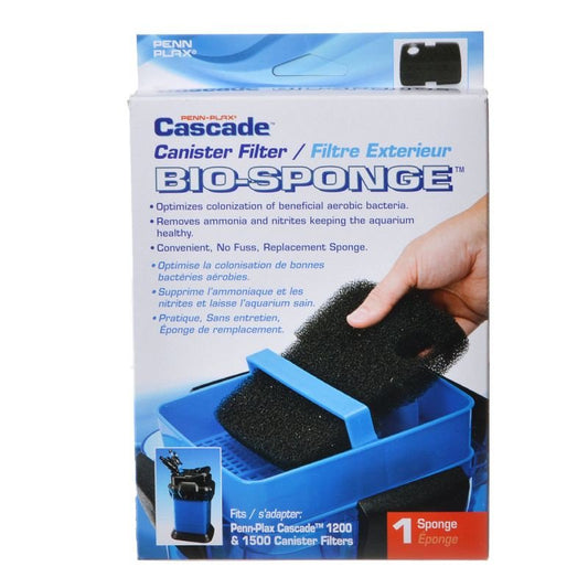 6 count (6 x 1 ct) Cascade Canister Filter Bio-Sponge for 1200 and 1500