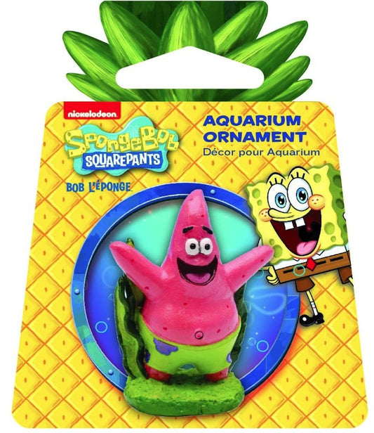 6 count Penn Plax SpongeBob Patrick Aquarium Ornament