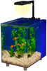 1 count Penn Plax Prism Nano Desktop Aquarium Kit Blue 2 Gallons