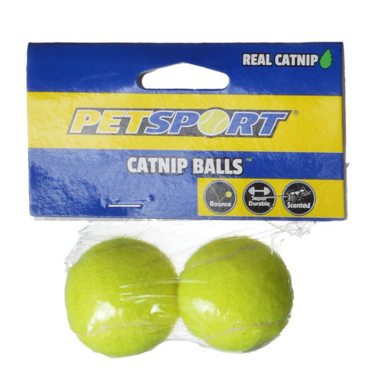 6 count (3 x 2 ct) Petsport Catnip Ball Cat Toy