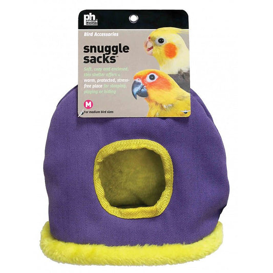 6 count Prevue Snuggle Sack Medium Bird Shelter for Sleeping, Playing and Hiding