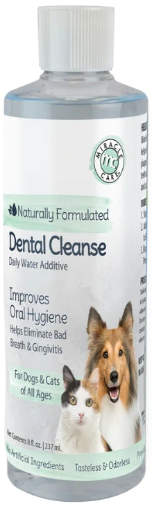 56 oz (7 x 8 oz) Miracle Care Natural Chemistry Dental Cleanse for Cats