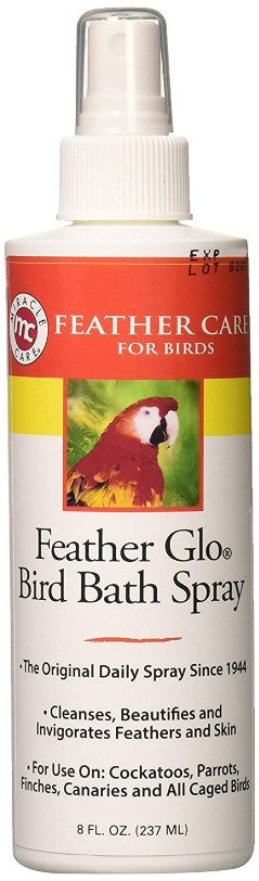 120 oz (15 x 8 oz) Miracle Care Feather Glo Bird Bath Spray