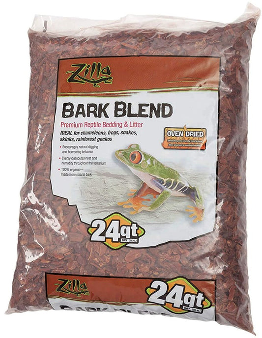 48 quart (2 x 24 qt) Zilla Bark Blend Premium Reptile Bedding and Litter